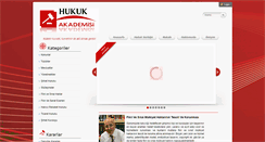 Desktop Screenshot of hukukakademisi.com