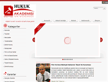 Tablet Screenshot of hukukakademisi.com